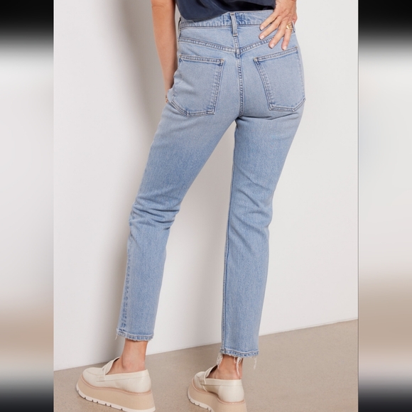 Agolde Willow Mid Rise Slim Crop Jean Size 26 - Picture 2 of 8